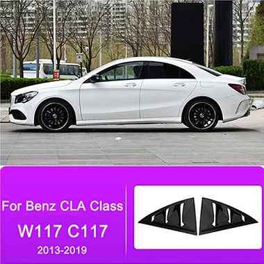 CLA Авто Стайлинг оконные жалюзи отделка для Mercedes Benz C W205 Amg класс CLA W117 A W176 - Название цвета: CLA