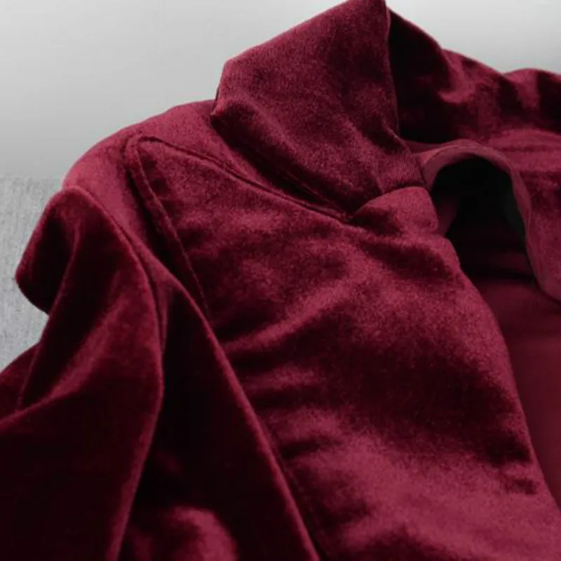 

Chic Women's Gold Velvet Blazer Casual Plush Lapel Jacket Buttons Woman Suits Slim Notched Collar Coat Cardigan Tops