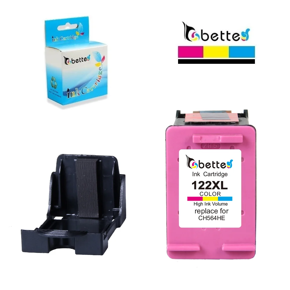 Цветной картридж для принтера HP 122 122XL hp Deskjet 1050 J410c J410d 1051 1055 1056 2543 ENVY 4500 4501 4502 4503 |