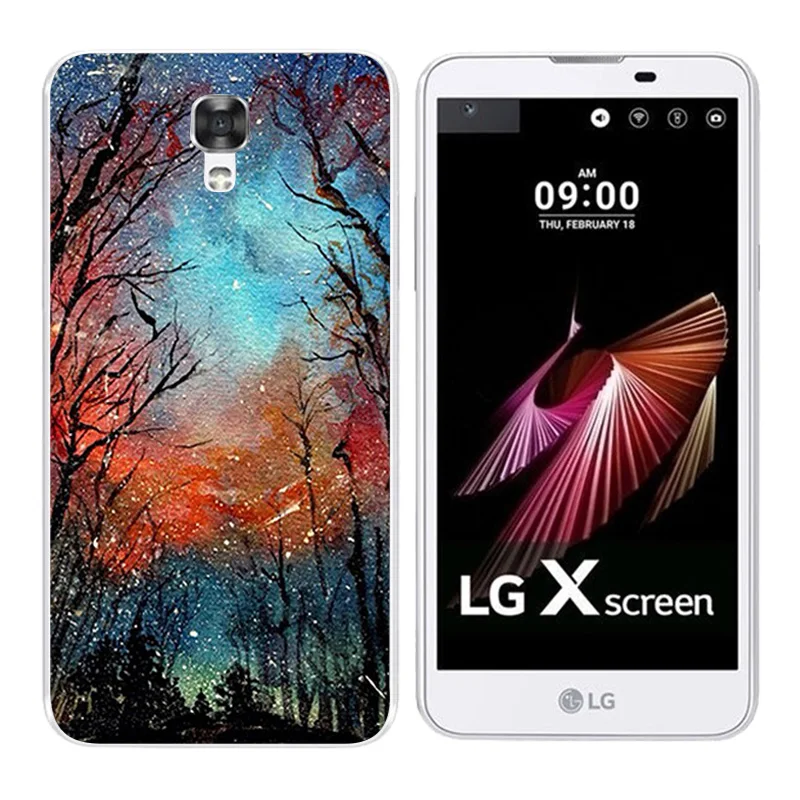 Модный мягкий чехол из ТПУ для LG X Screen/X View K500N K500DS силиконовый со смайликом