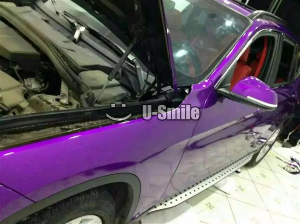 Лучшее Качество Фиолетовый Глянец конфетный фиолетовый виниловая пленка