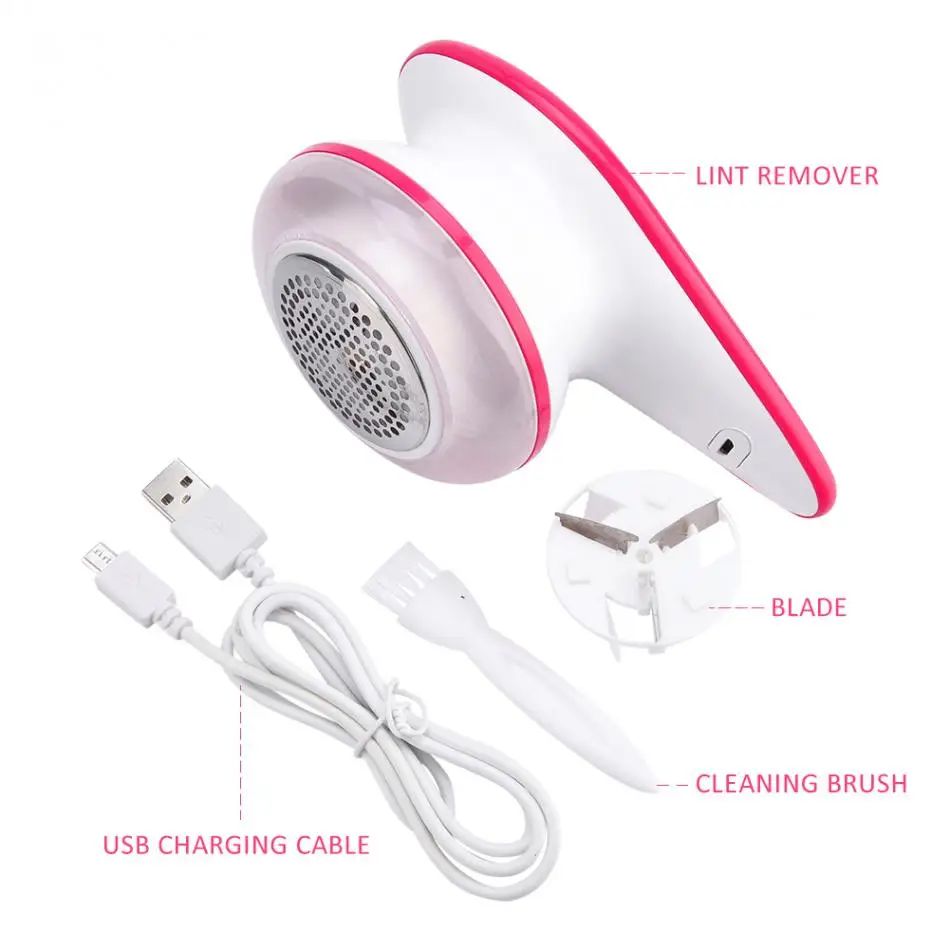 USB перезаряжаемая электрическая машинка для удаления катышков одежды тканевый