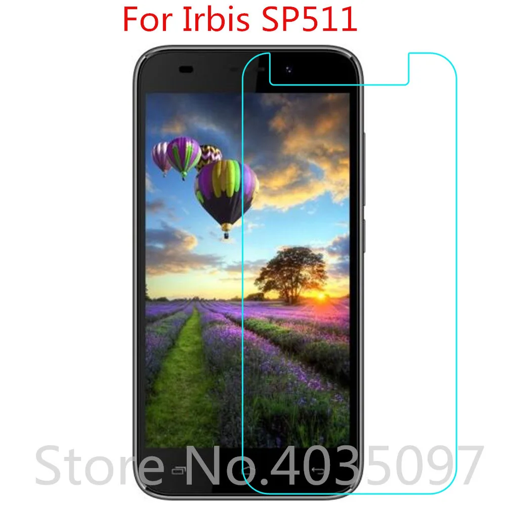 2.5D 9H для Irbis SP511 Закаленное стекло Защитная стеклянная пленка Взрывозащищенная