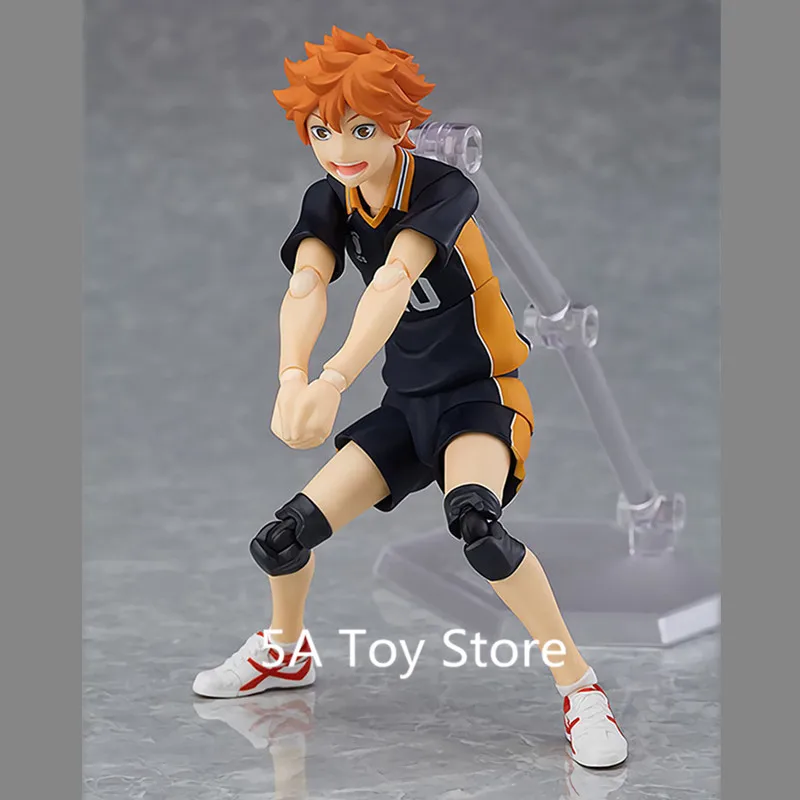 Аниме Haikyuu! Экшн-фигурка No.10 Hinata Shoyo Figma 358 из ПВХ коллекционные модели игрушек