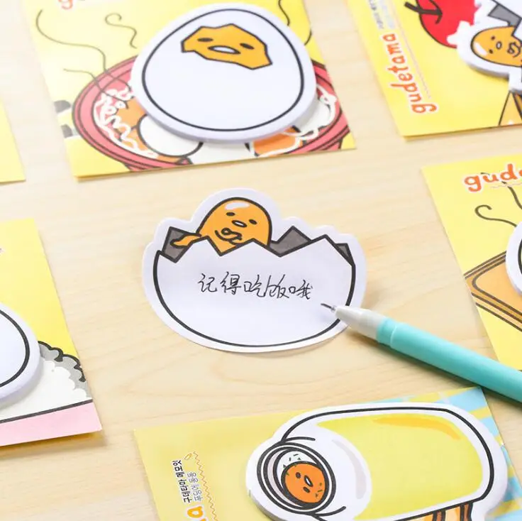 24 шт./лот Новое поступление Gudetama ленивый яйцо мини Блокнот заметки Эсколар papelaria