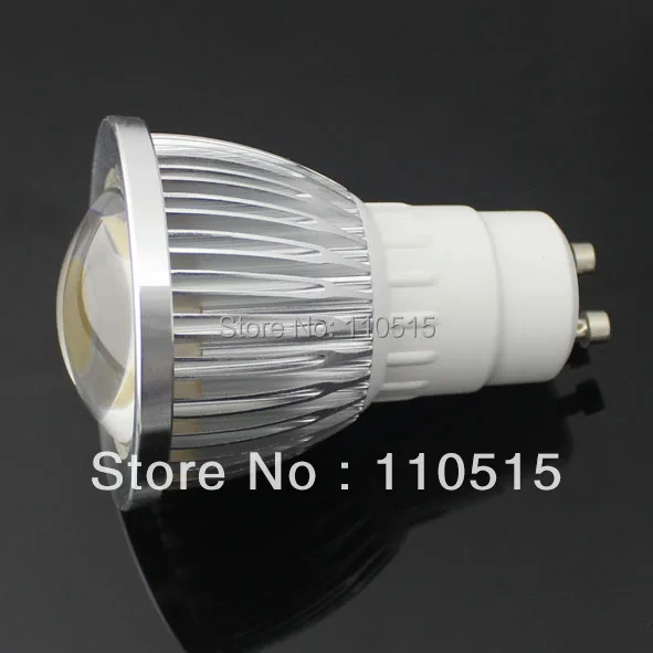 110 240 В диммирования 5 W GU10 COB из светодиодов лампа лёгкие прожектор белый / тёплый