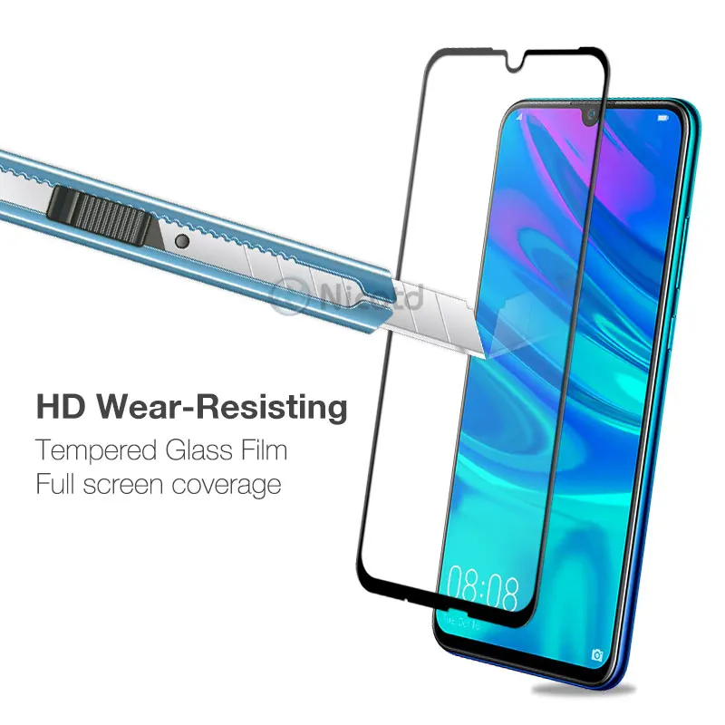 Для Huawei P Smart 2019 Nicotd 2.5D Premium полное покрытие закаленное стекло для Nova 4 3 3i 2i y6 67 pro