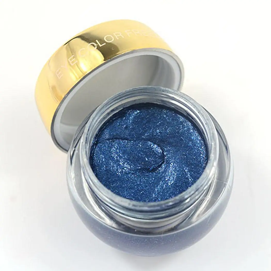 Один стойкий Водонепроницаемый Цвет Блеск тени для век Крем Макияж глаз |