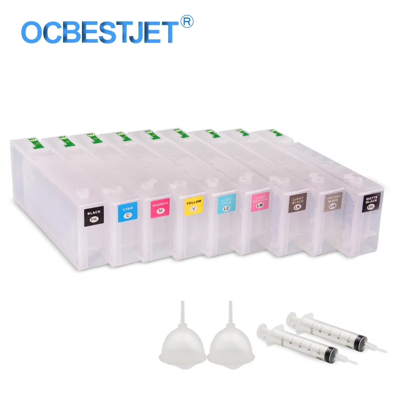 Картридж для Epson Stylus Pro 3800 3880 3890 3850 160 9 цветов/комплект|cartridge block|cartridge canoncartridge empty |