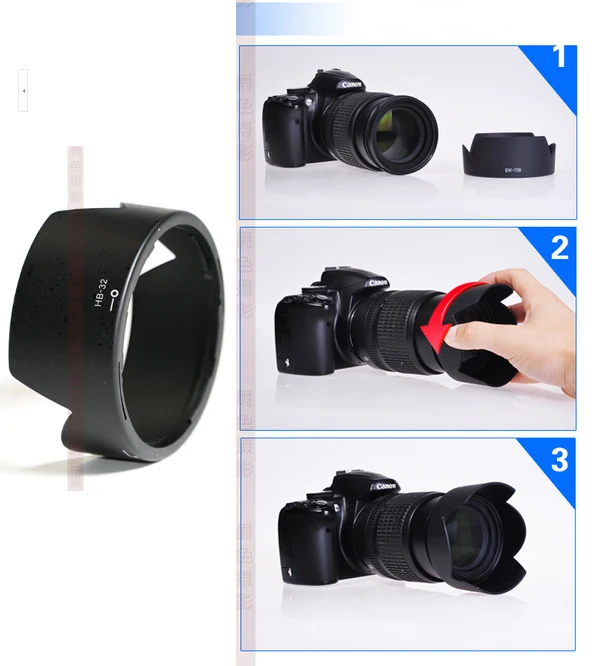 Бленда Объектива Камеры HB 32 HB32 бленда объектива для Nikon AF S DX 18 70 мм 135 мм|lens hood|lens hood