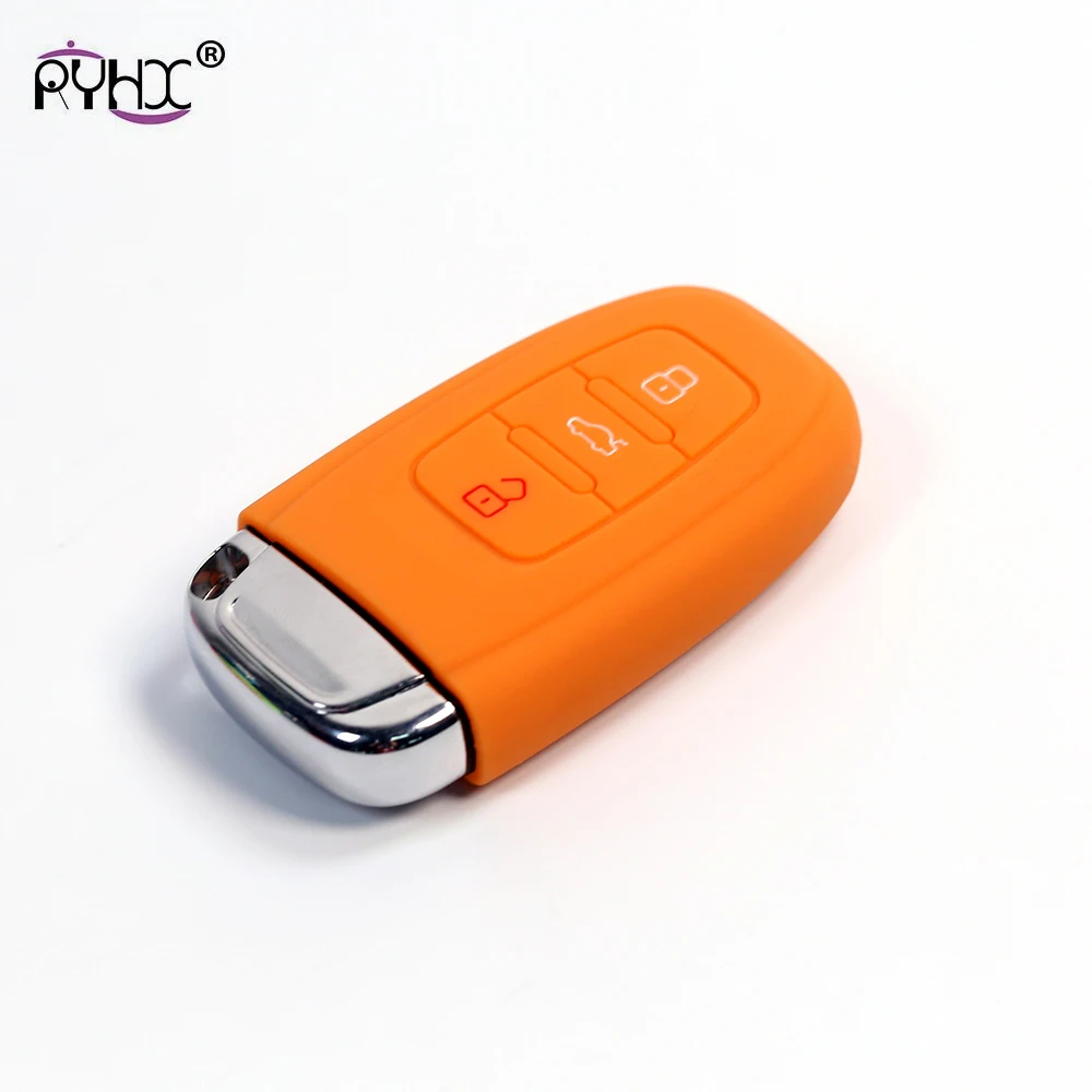 2019 New Car Key Cover Silicone Flip Smart Remote Holder Case Fob for AUDI A2 A3 A4 A6 Q7 R8 88 XR657 Accessories | Автомобили и