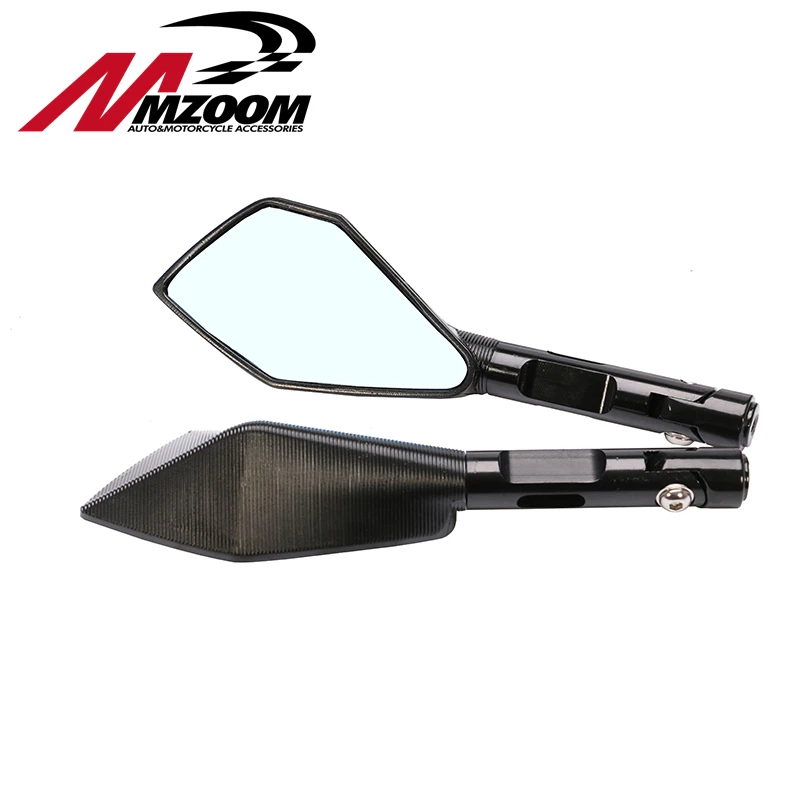 Free Shipping MZOOM - New Aluminum CNC motorcycle Short Rearview Side mirror For YAMAHA YZF R1 R6 | Автомобили и мотоциклы