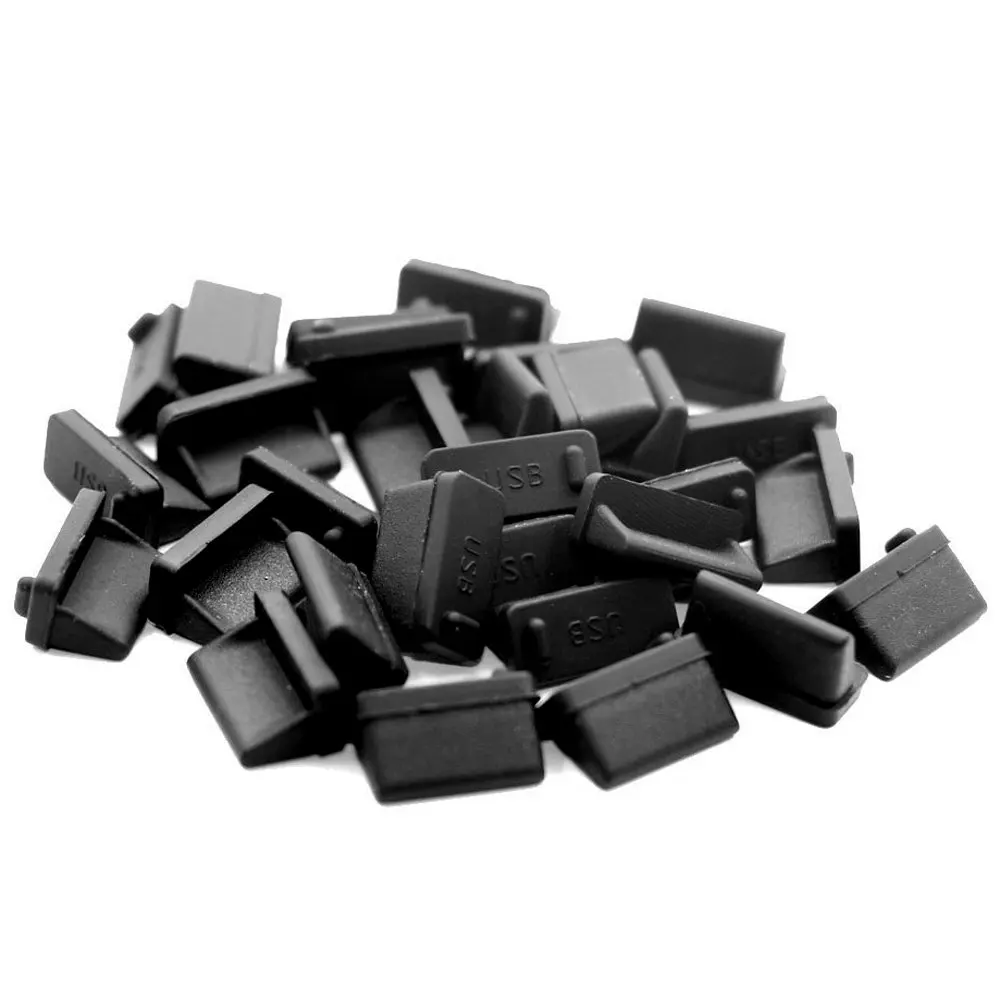 JYTTEK 30 шт./лот силиконовая крышка для USB порта пылезащитная женского конца