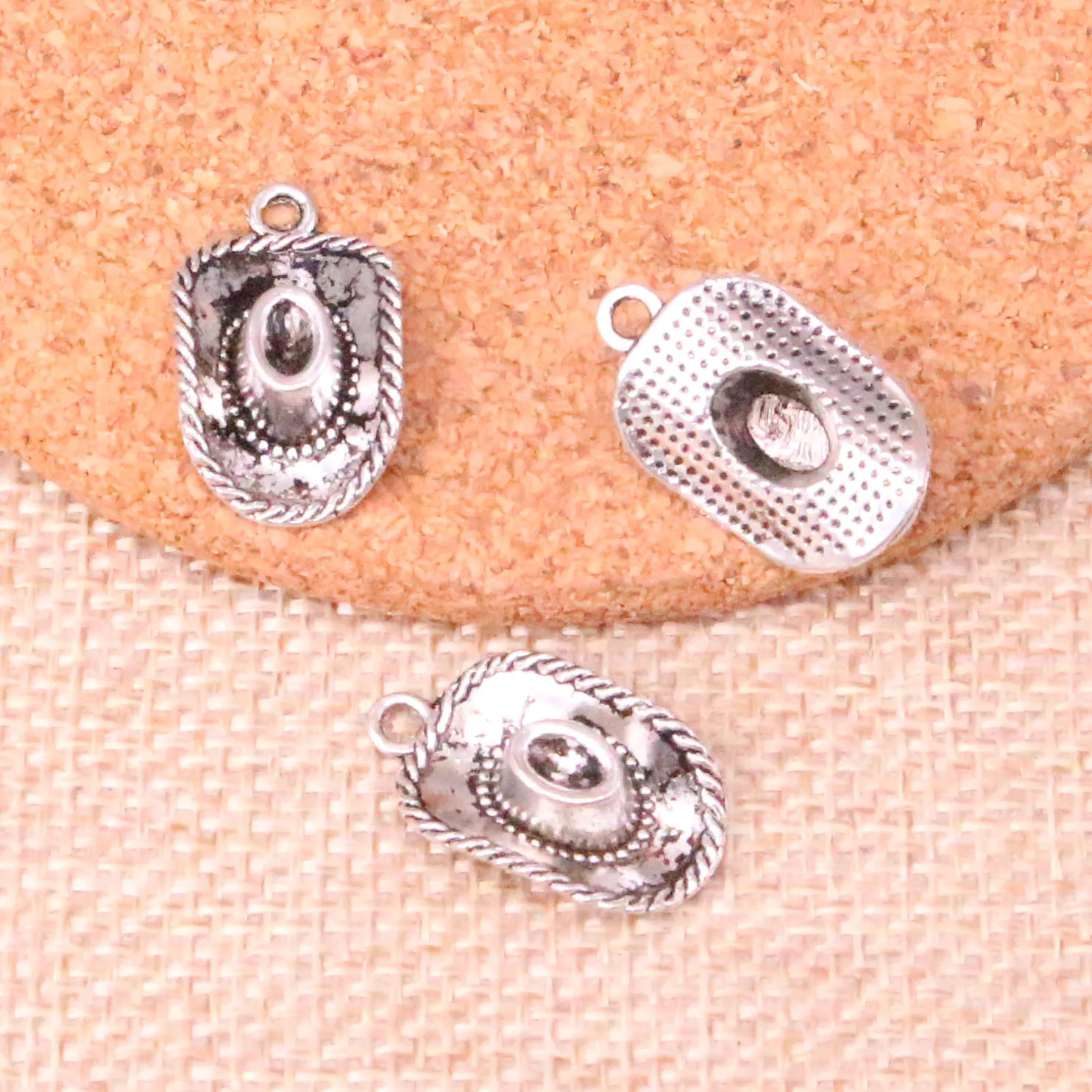 16 шт. тибетские Серебряные Подвески ручной работы 23*13 мм|charm pendant|pendants for jewelry