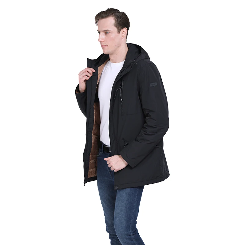 Новинка 2019 года мужские Весенние куртки с капюшоном весенняя куртка мужская