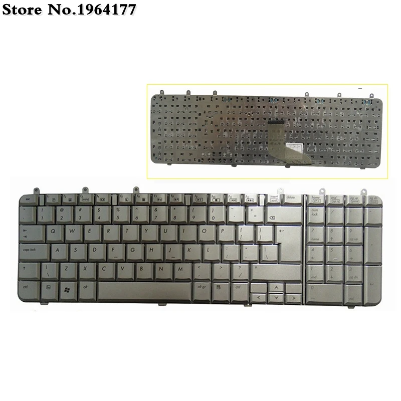 UI Серебряная новая английская клавиатура для ноутбука HP DV7 1000 1100 2000 DV7T DV7Z|keyboard for