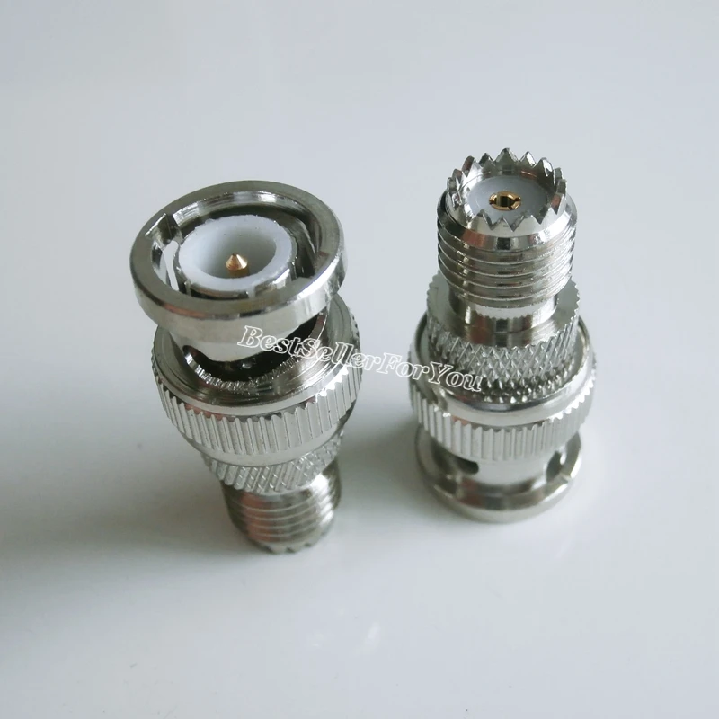 1 шт. Новый BNC штекер для miniUHF jack Женский центральный разъем РЧ коаксиального