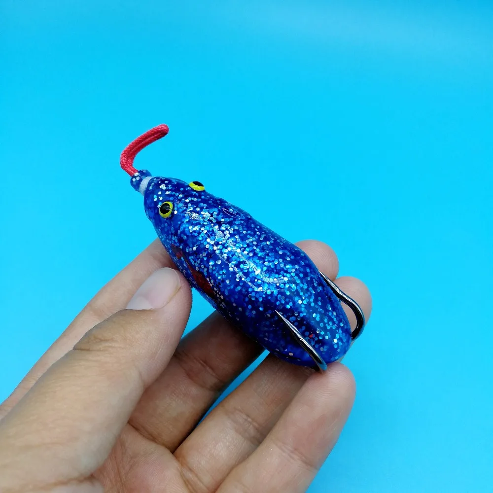 TSURINOYA 2019 5 шт. Новый змееголов приманки Мышь лягушки NUMEN 63 мм 14 г Topwater Пластик