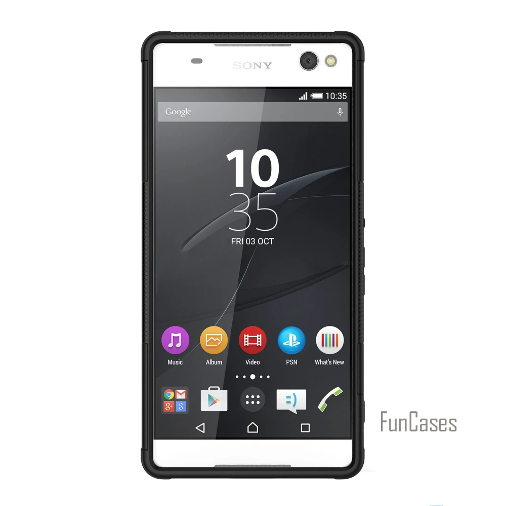 For Sony Xperia C6 Case Hybrid Kickstand Dazzle Rugged Rubber Armor Hard PC+TPU Stand Function XA Ultra |