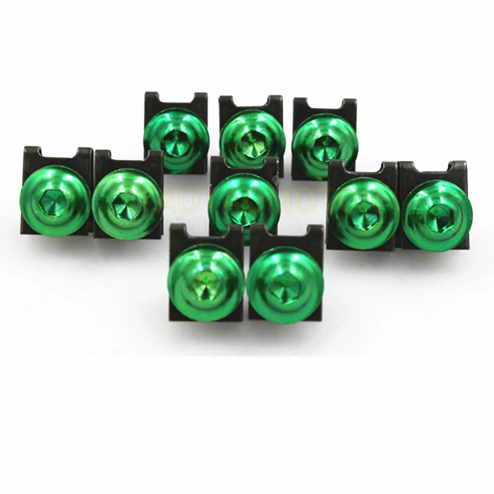 Универсальные болты для обтекателя мотоцикла винтовые гайки Kawasaki Ninja 1000 ZX10R Z300 Z750