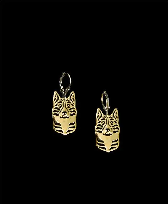 Милые серьги в виде медведя из Карелии для женщин и девушек модные