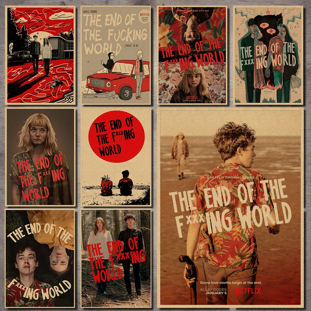 Новый Винтажный постер The End of the F *** ing World TV Series настенная живопись печать на