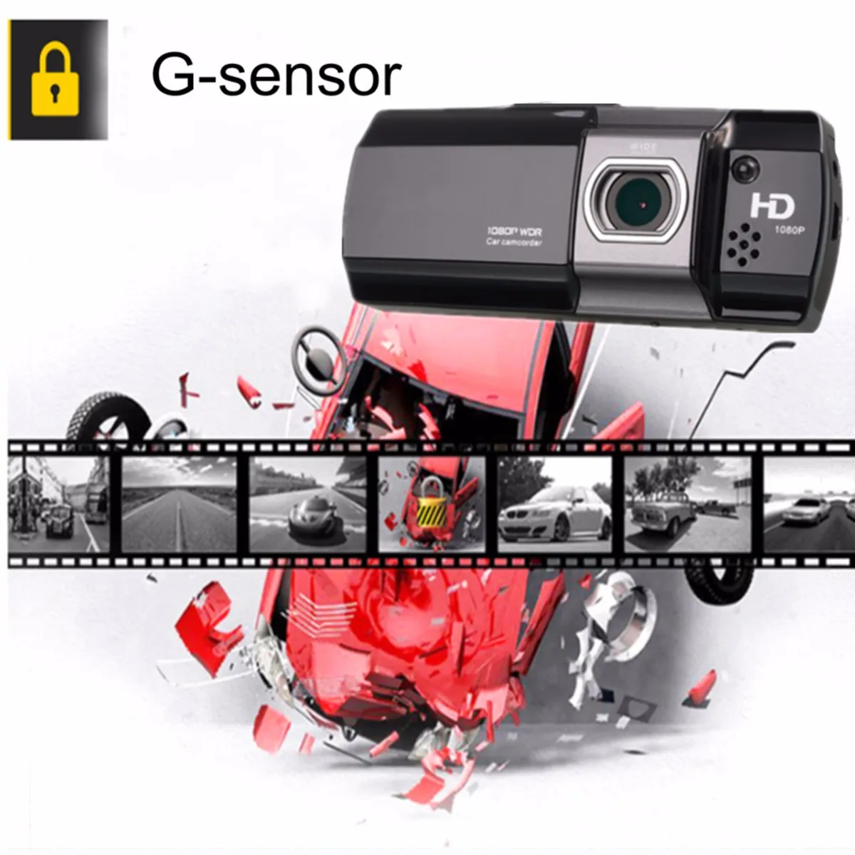 2,7 дюймов lcd FHD Автомобильный видеорегистратор 1080P Автомобильный видеорегистратор аварийная Автомобильная камера видео регистратор светодиодный видеорегистратор ночного видения 140 поддержка g-сенсор