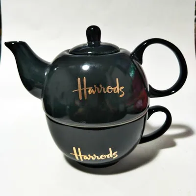 Новое поступление Топ класс керамическая двойная чашка [1pot + 1 cup] чайная с