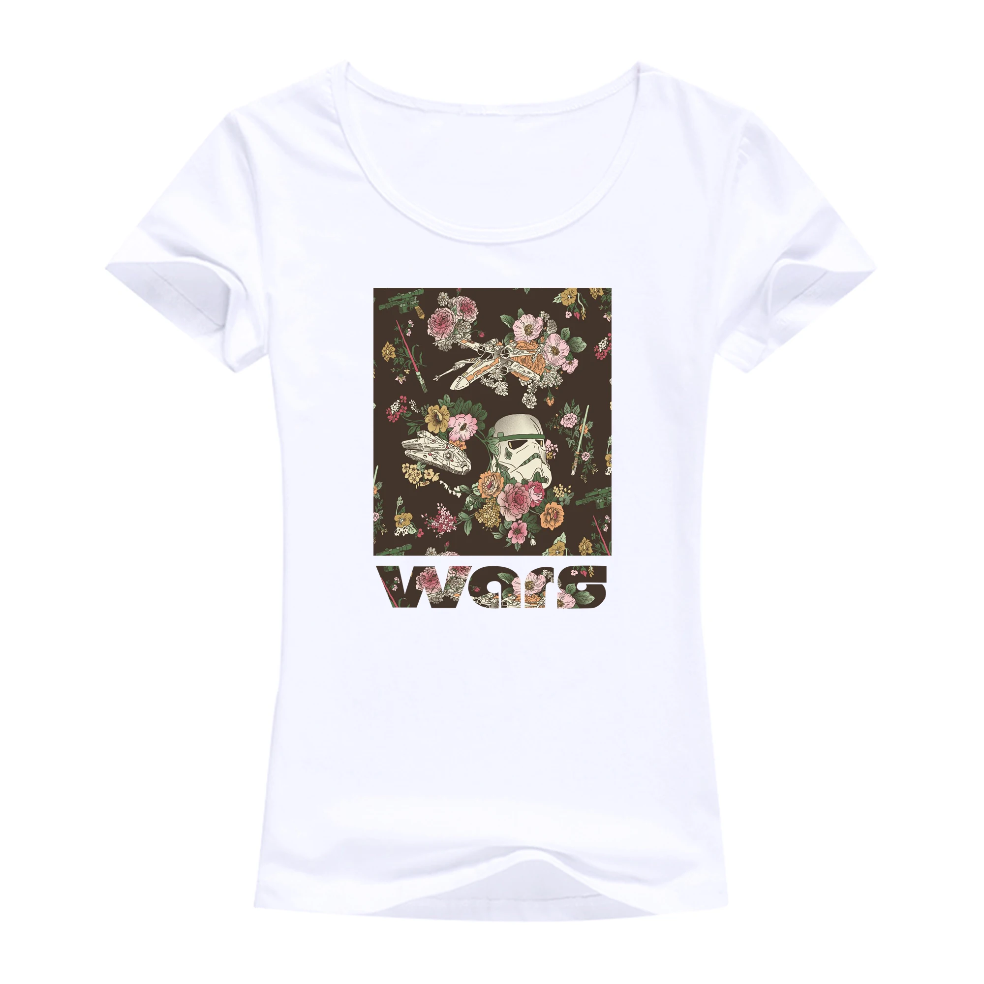 2016 женская футболка Звездные войны Пробуждение силы Повседневная рубашка модная