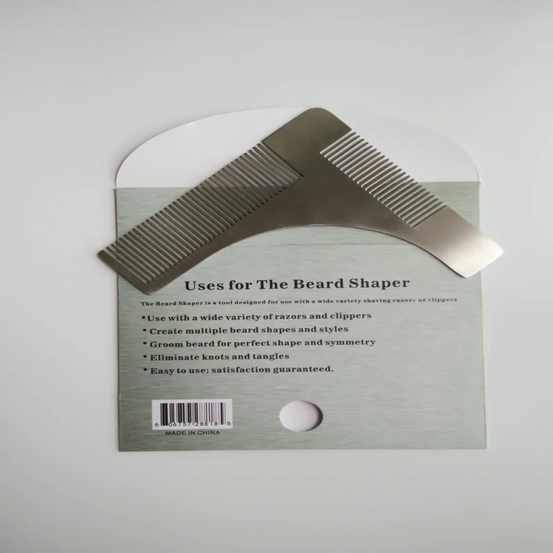 Новый стиль Нержавеющая сталь гребень для волос парикмахерская расческа 2017