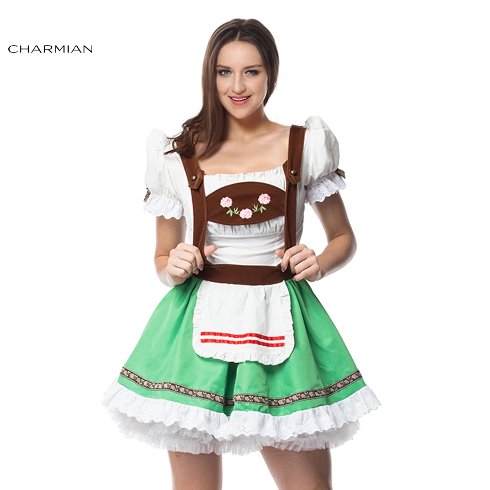Charmian сексуальный костюм Октоберфеста Женский на Хэллоуин мини фантазийные