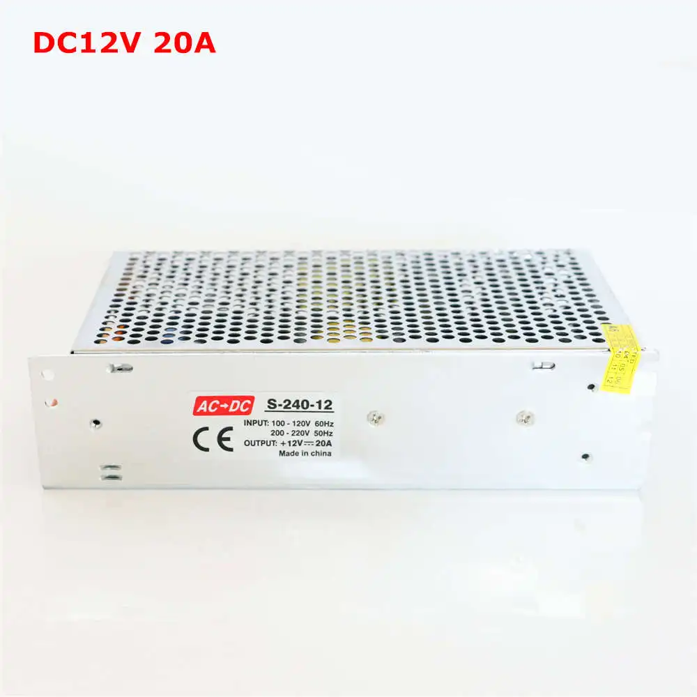 Asmbled ac110/220 V к DC12V Трансформаторы освещения 1A 2A 3A 5A 10A 15A 20A 30A 40A Регулируемый