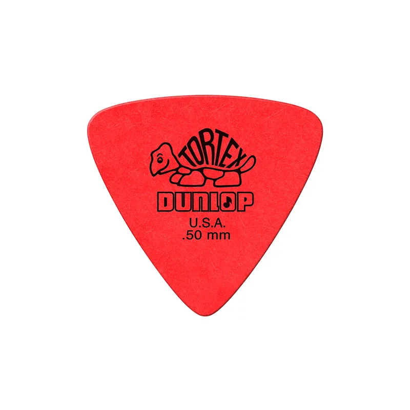 1pc 0.5mm Dunlop Tortex гитары Палочки s бас посредника акустической гитары аксессуары классический треугольник гитары Палочки 0,5/0,6/0,73/0,88/1,0/1,14 мм - Цвет: 1pc 0.5mm