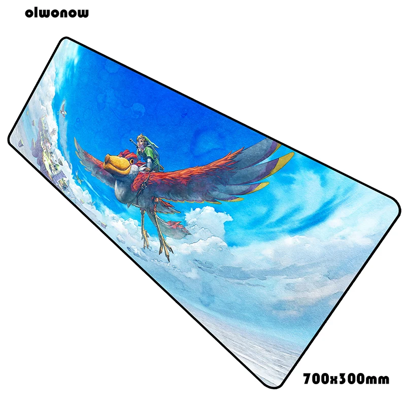 Zelda Коврик для мыши 70x30 см, игровой коврик для мыши, аниме, высокое качество, офисный коврик для ноутбука, Настольный коврик, HD принт, padmouse, игры, pc gamer, коврики - Цвет: Size 700x300x2mm