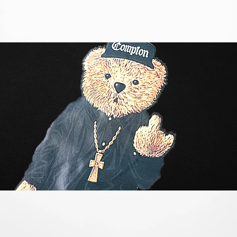 New Dr. Dre N.W.A. Свитшот прямой из Compton Nwa Ice Cube Dr Eazy E Dj Yella Mc Ren хип хоп мультяшный медведь