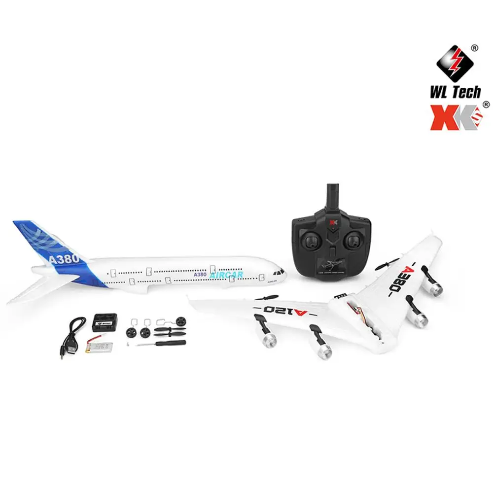 Wltoys XK A120 Airbus A380 модель самолета с дистанционным управлением 2 4G 3CH EPP RC самолет