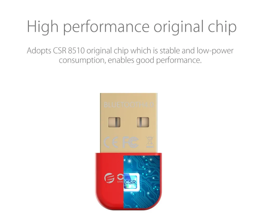 ORICO USB Bluetooth адаптер Bluetooth 4,0 ключ aptx музыкальный звуковой приемник адаптер до 20 м беспроводной диапазон для Windows компьютера