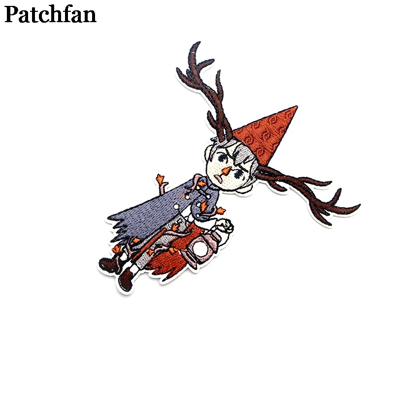Patchfan над садовой стеной аппликационные заплатки Сделай Сам Утюг на para джинсовая рубашка одежда аксессуары наклейки вышитый значок A2098