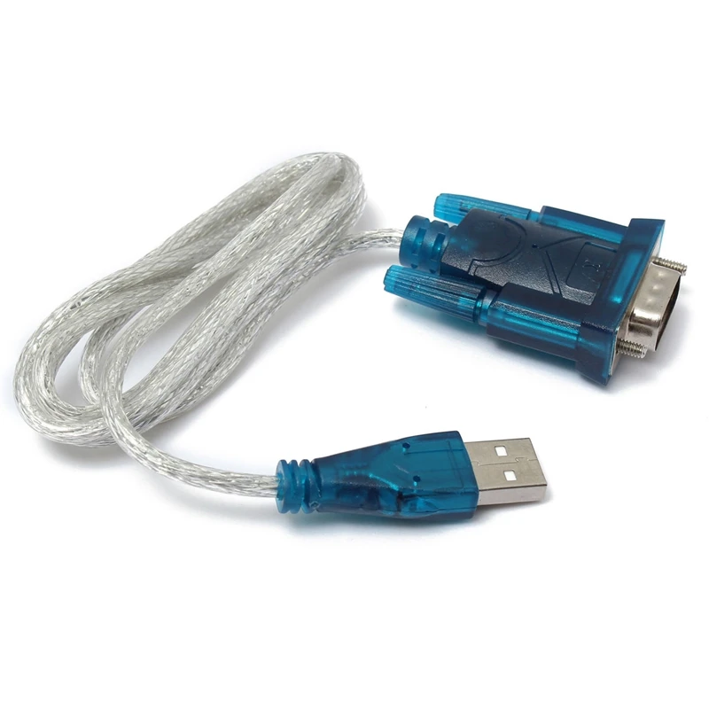 1 шт. полупрозрачный кабель USB 1/2 0 на RS 232 9 Pin DB9 COM|usb usb|usb usb usbcable |