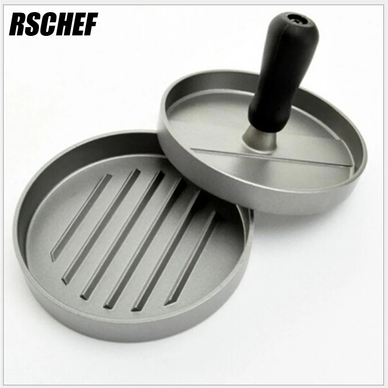RSCHEF инструмент для выпечки пресс инструмент для гамбургеров Алюминиевый Комплект из двух предметов