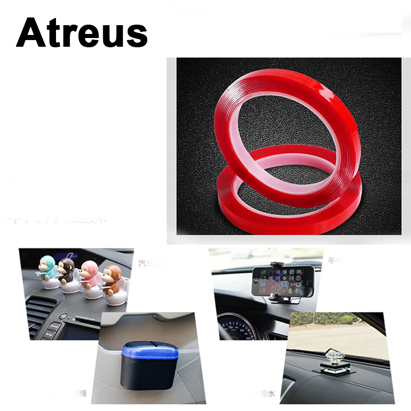 Прозрачная Автомобильная прочная двусторонняя клейкая лента Atreus для Mercedes benz W204