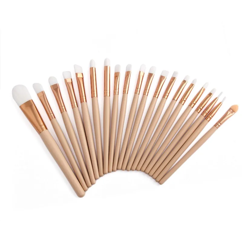 Vander Профессиональный 20 шт./компл. тени для век основа бровей Кисть губ кисти