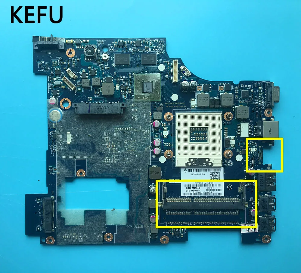 Материнская плата KEFU для ноутбука Lenovo G570 материнская PIWG2 HM65 HD6300 протестированная