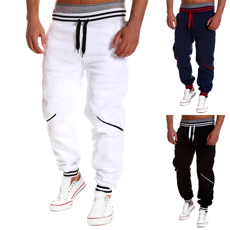 2017 Горячие мужские джоггеры спортивная одежда повседневные свободные длинные