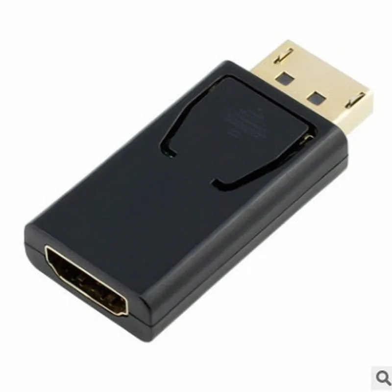 Фото Display Port DP Male To HDMI Female Adapter Black High Quality Converter For HDTV PC Обустройство дома Display Port DP Male To HDMI Female Adapter Black High Quality Converter For HDTV PC Обустройство дома