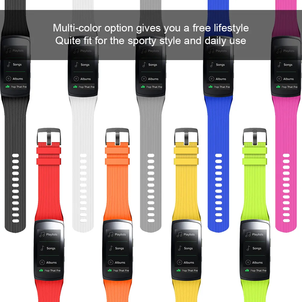 L/S сменный ремешок для samsung gear Fit 2 ремешок мягкий силиконовый браслет для samsung gear Fit 2 Pro/Fit 2 SM-R360 полосы