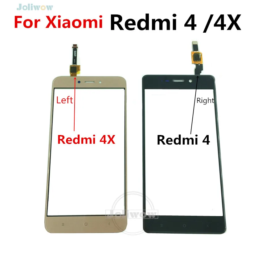 Сенсорная панель для Xiaomi Redmi 4 4X сенсорная RedMi X переднее стекло сенсор запасные