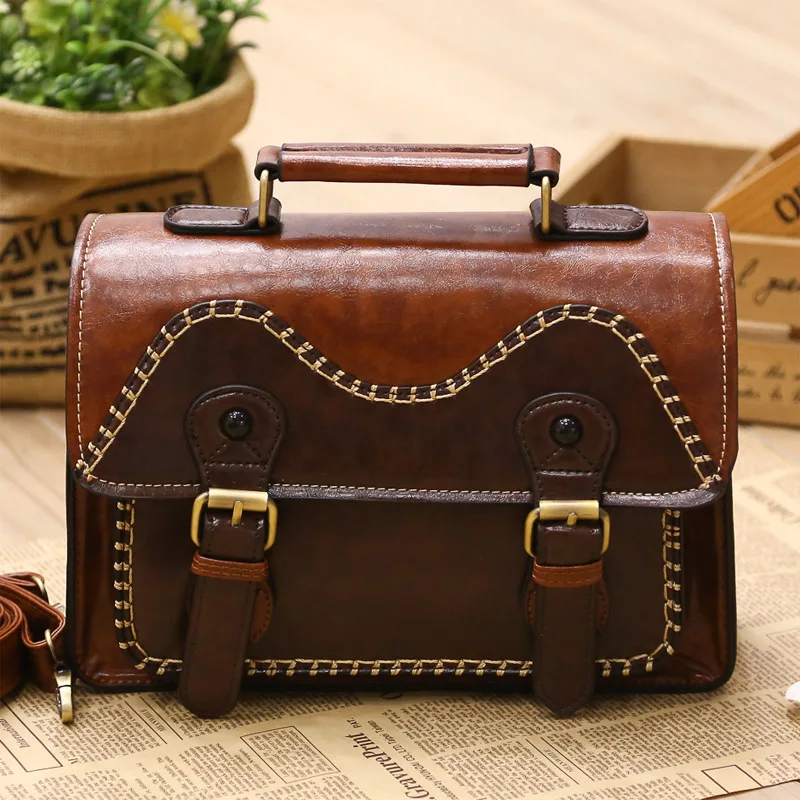 Женские винтажные сумочки женская сумка-тоут через плечо мессенджер в