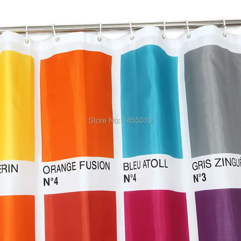 Счастливое дерево ткань полиэстер PANTONE водонепроницаемый занавеска для душа
