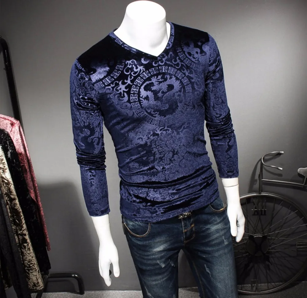 Мужские прозрачные футболки Social Club бархатные для мужчин с драконом Camisetas Hombre